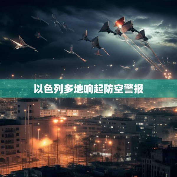 以色列多地响起防空警报