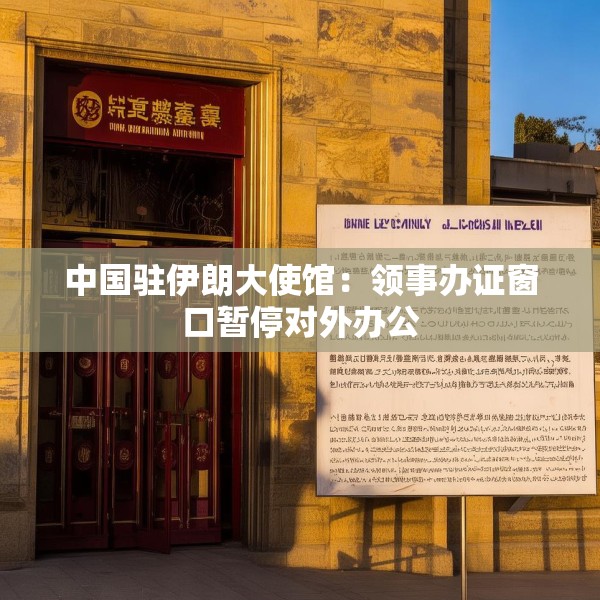 中国驻伊朗大使馆：领事办证窗口暂停对外办公