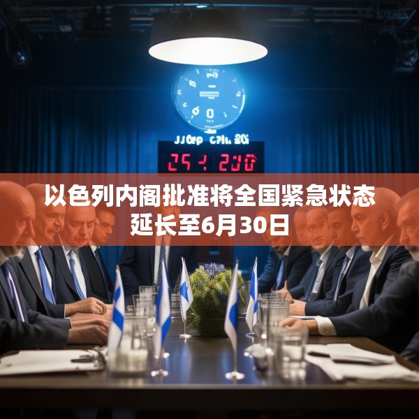 以色列内阁批准将全国紧急状态延长至6月30日