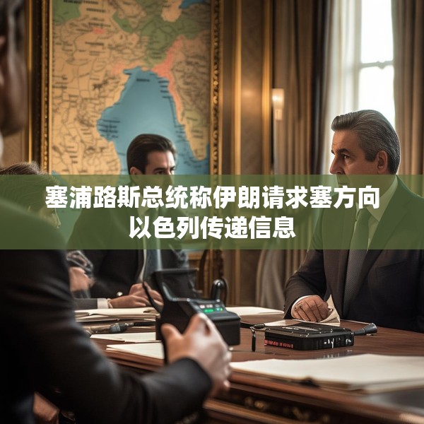 塞浦路斯总统称伊朗请求塞方向以色列传递信息
