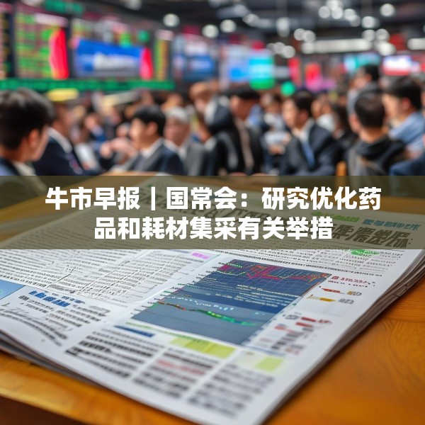 牛市早报｜国常会：研究优化药品和耗材集采有关举措
